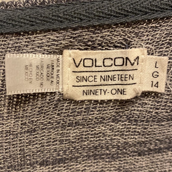 Volcom asymmetrical waterfall open front sweater - Picture 6 of 7